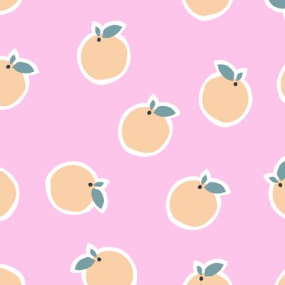 Апельсины на розовом фоне