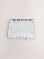 Трусы-шорты для девочки Next AA8-176, 5 шт., Белый, Серый, Черный