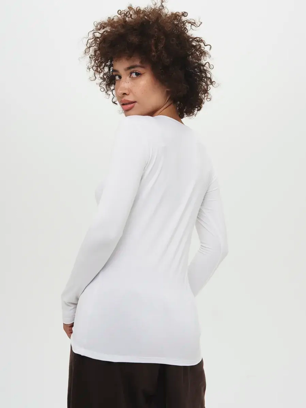 Лонгслив облегающий