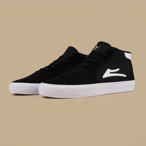 Lakai Flaco 2 Mid (Black Suede) артикул:MS1200113A00-BLKSD - купить в магазине Дайс