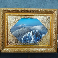 Панно с гравюрой "Зима"