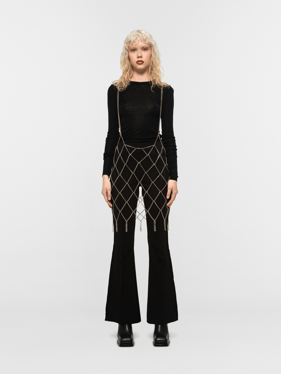 ЮБКА "FISHNET WITH STRAPS".