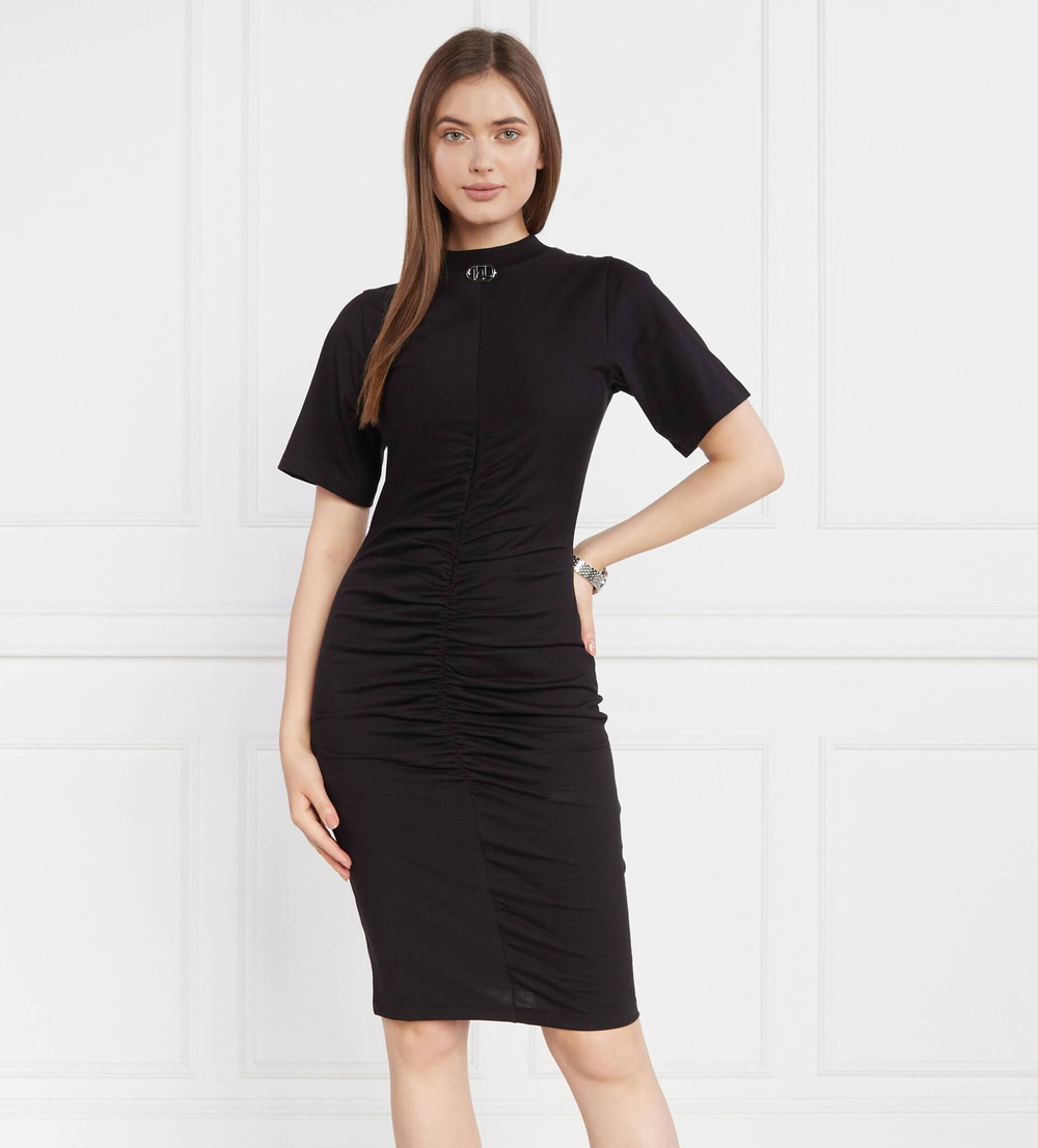 Платье ruched футболка Karl Lagerfeld - черный(235W1351)
