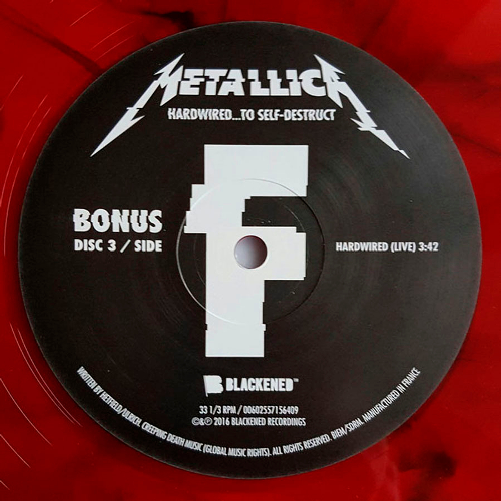 Metallica / Hardwired...To Self-Destruct (Deluxe Edition)(Coloured Vinyl)(3LP+CD)