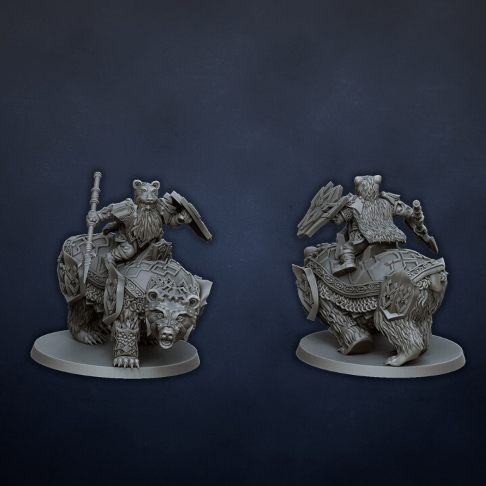 Dwarf Bear Rider 2