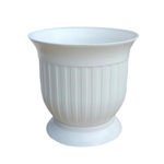 Вазон 1 л. на подставке белый