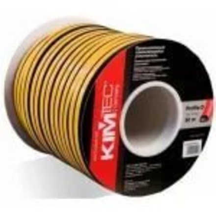 Уплотнитель резиновый KIM-TEC, профиль D, 10х12мм. L50м, черный