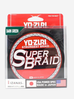 Плетеный шнур Yo-Zuri PE Super Braid 275м Dark Green (0,19мм) 15lbs