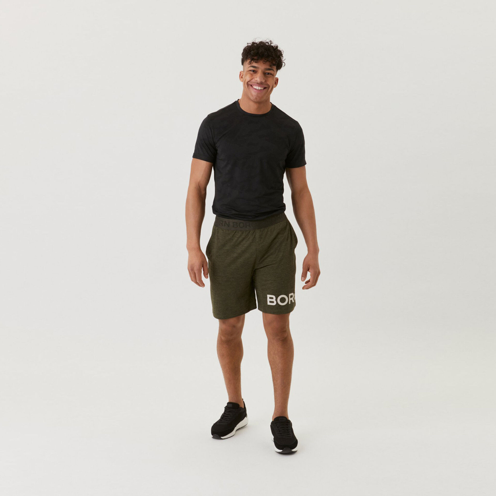 Мужские теннисные шорты Björn Borg Soft Shorts Men - Green