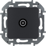 Розетка TV (телевизионная) проходная 14дБ 5-862мГц - антрацит Inspiria Legrand