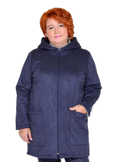 Куртка из экозамши на флисе Эра