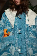 Куртка Soeurs Цвета Морской Волны / Sea Wave синяя