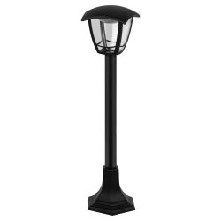 Садово-парковый светильник ЭРА ДТУ 07-8-002 Валенсия 4 черный 4 гранный напольный IP44 светодиодный 8Вт 3000K | Садово-парковые светильники