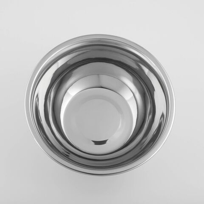 Миска глубокая из нержавеющей стали Доляна «Индия», 2,4 л, d=26 см (Цвет: не задано)