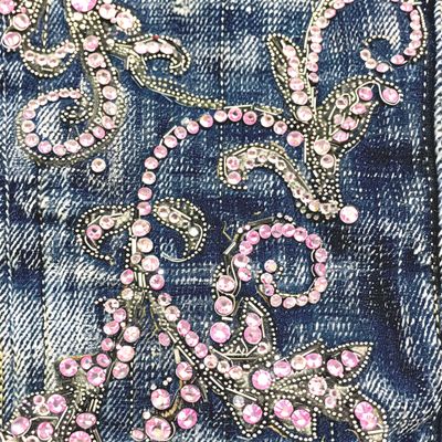 Деним и стразы
