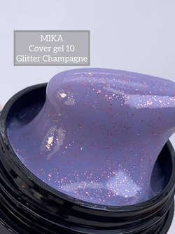 Гель-камуфляж MIKA Glitter Champagne №10