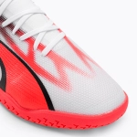 Футзалки PUMA Ultra Match IT puma white/puma black/fire orchid