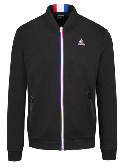 Мужская теннисная кофта Le Coq Sportif TRI FZ Sweat No.1 M - black