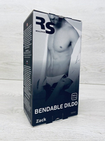 Гнущийся реалистичный фаллос на присоске Real Stick Zack (Цвет: телесный)