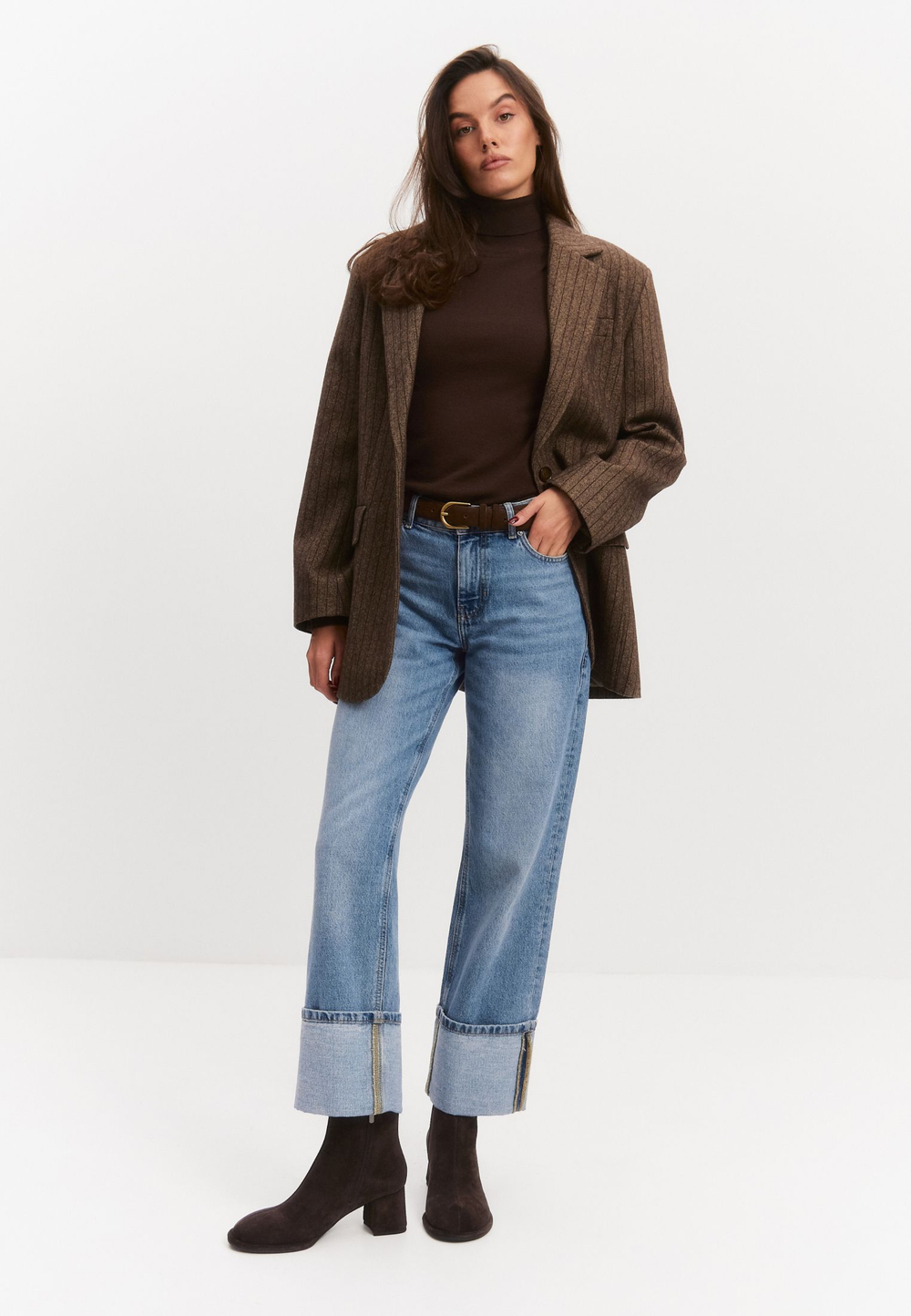 Ботильоны // Inga // Chocolate // Suede