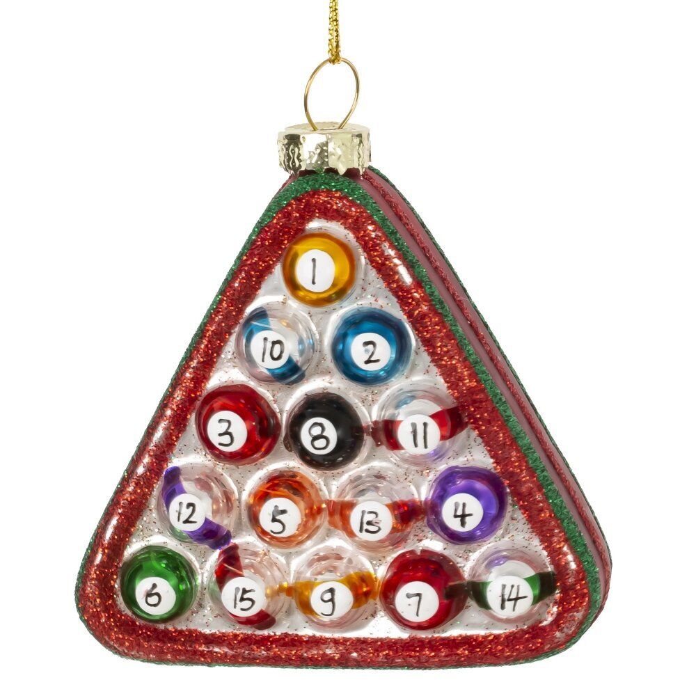 GAEM Украшение новогоднее "Бильярд", L8 W3 H9 см