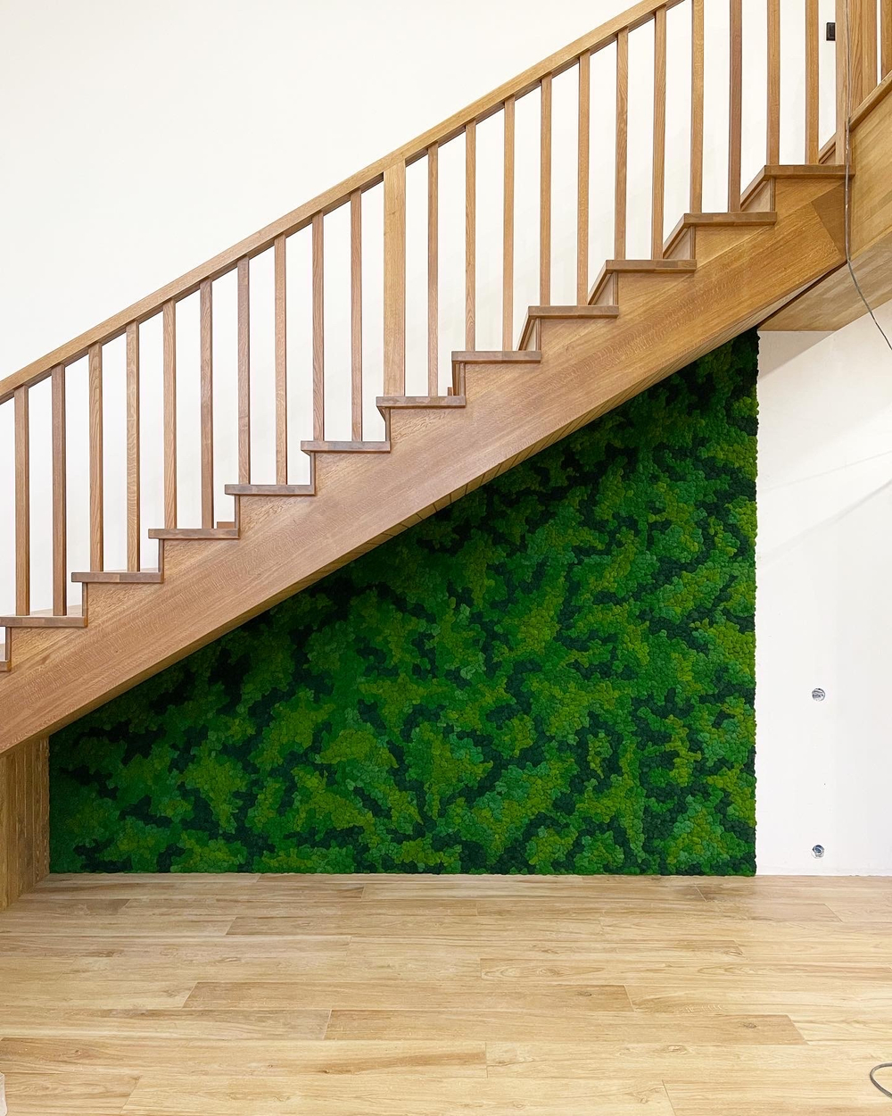 21.12. Зеленая стена из стабилизированного мха ягеля.