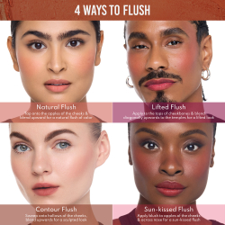Danessa Myricks Beauty Yummy Skin Blurring Balm Powder Flushed - Тонирующий бальзам для губ и щек оттенок Crème Brûlée, 6 g