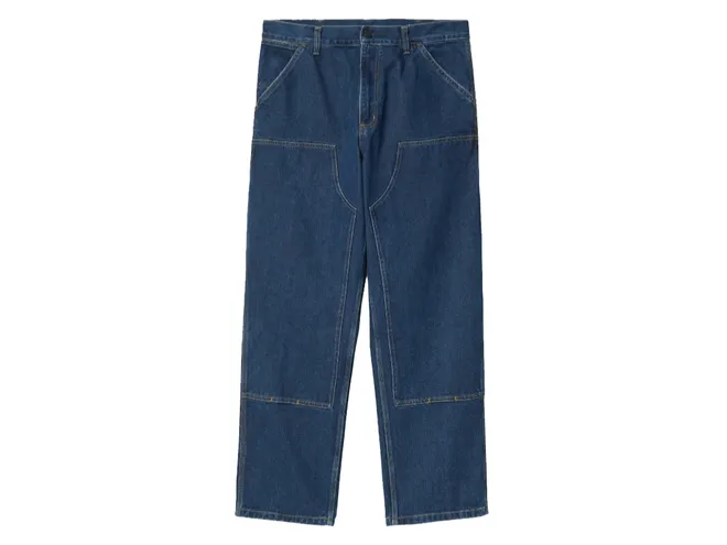 Брюки Carhartt WIP Double Knee Blue Stone Washed