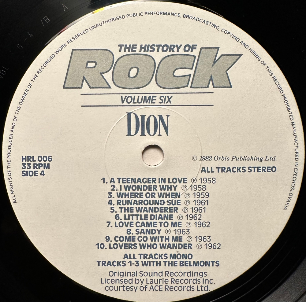 The History Of Rock 6 (Англия 1982г.) 2LP