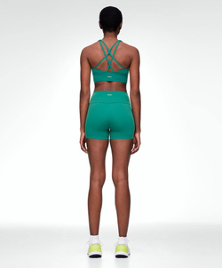 OYSHO Велосипедки Hot Pants Comfortlux с высокой посадкой длиной 10 см, изумрудный