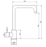 Смеситель для кухни с каналом для питьевой воды Damixa Merkur 710720000