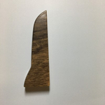 Заглушка правая к плинтусу "LIDER-75" 745 Дуб затемненный