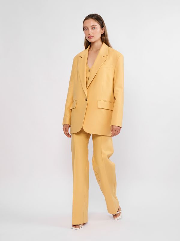 ПИДЖАК OVERSIZE ЦВЕТ КУРКУМА