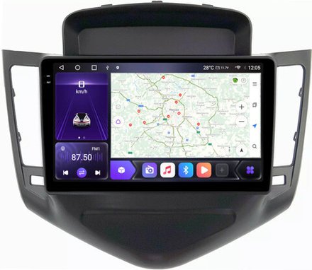 Магнитола для Chevrolet Cruze 2009-2012 - Carmedia OL-9222 QLed+2K, Android 12, ТОП процессор, CarPlay, SIM-слот
