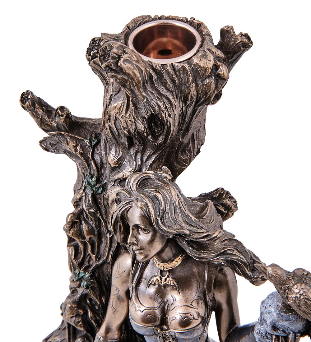 Veronese WS-1271 Статуэтка-подсвечник в стиле Фэнтези «Возвышение»