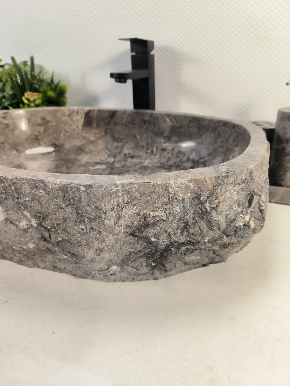 Раковина из мрамора Erozy Grey EM-65097 59*41*15 0888