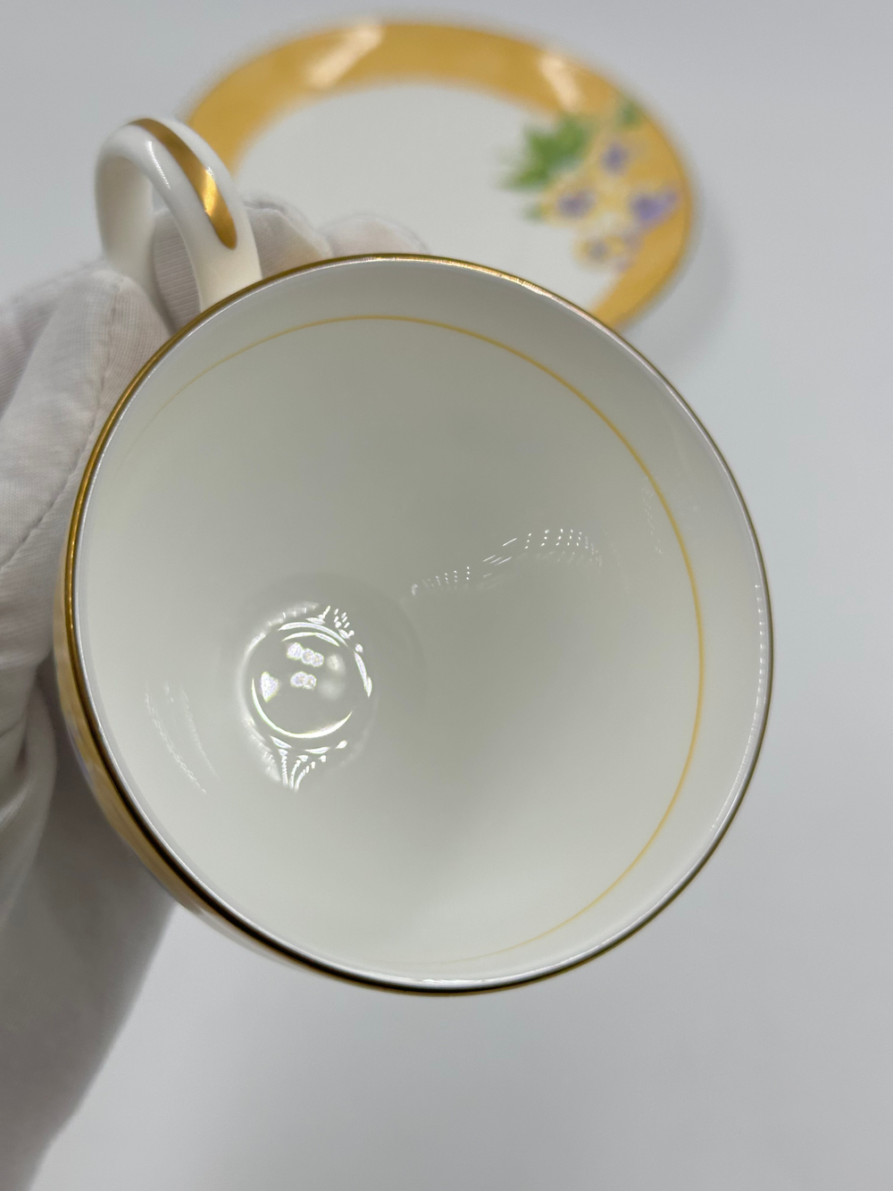 Чайная пара с виолой Yves Saint Laurent