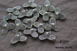 Фибула. Норвегия, 10 в. (трилистник)