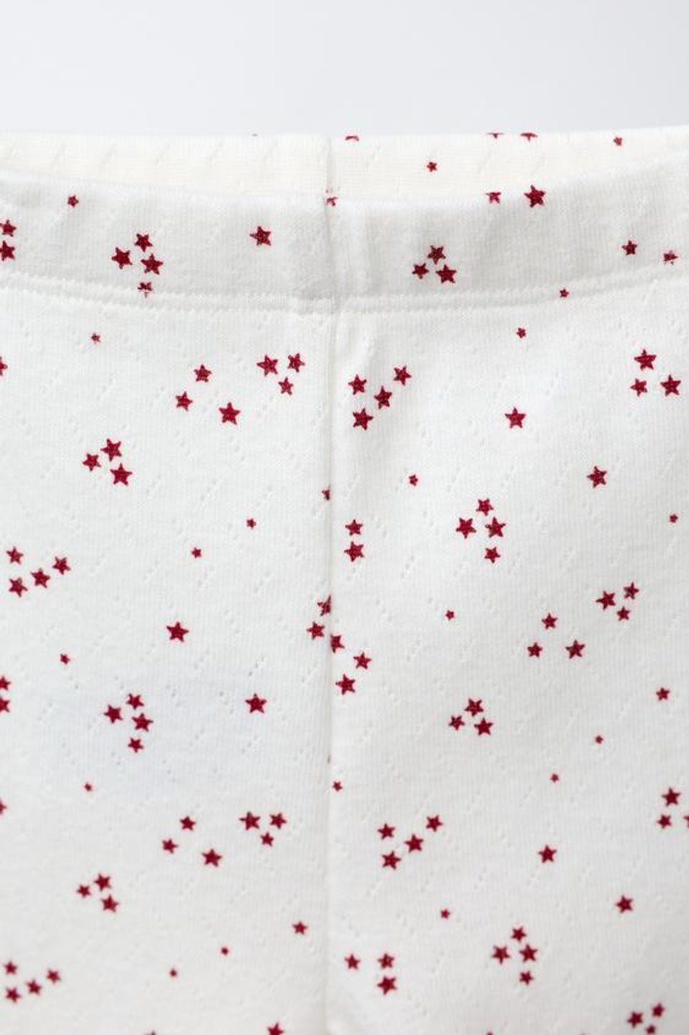 ZARA КОМПЛЕКТ ИЗ БОДИ И ЛЕГИНСОВ «ЗВЕЗДЫ», ЭКРЮ