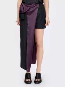 Юбка-шорты с драпировкой ola ola OLA OLA