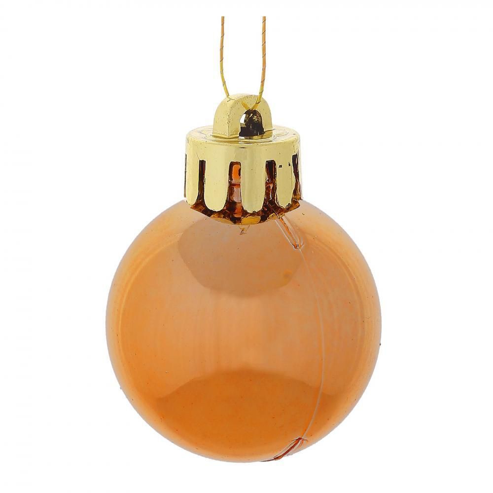 GAEM Набор из 12шт Украшение новогоднее Шар "Медовое ассорти", D 4 см, L9,5 W9,5 H10,5 см