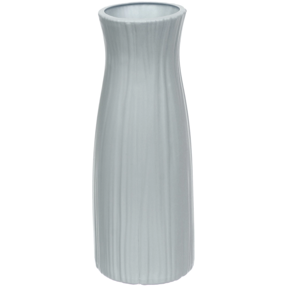 Ваза из пластика «Клэр» 7,5*20см цвет серый