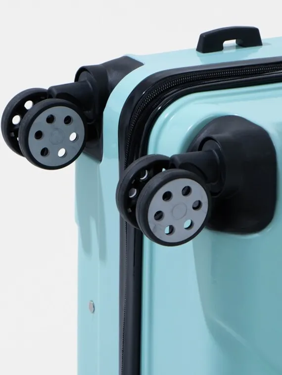 Чемодан большой 28", кодовый замок, цвет бирюзовый