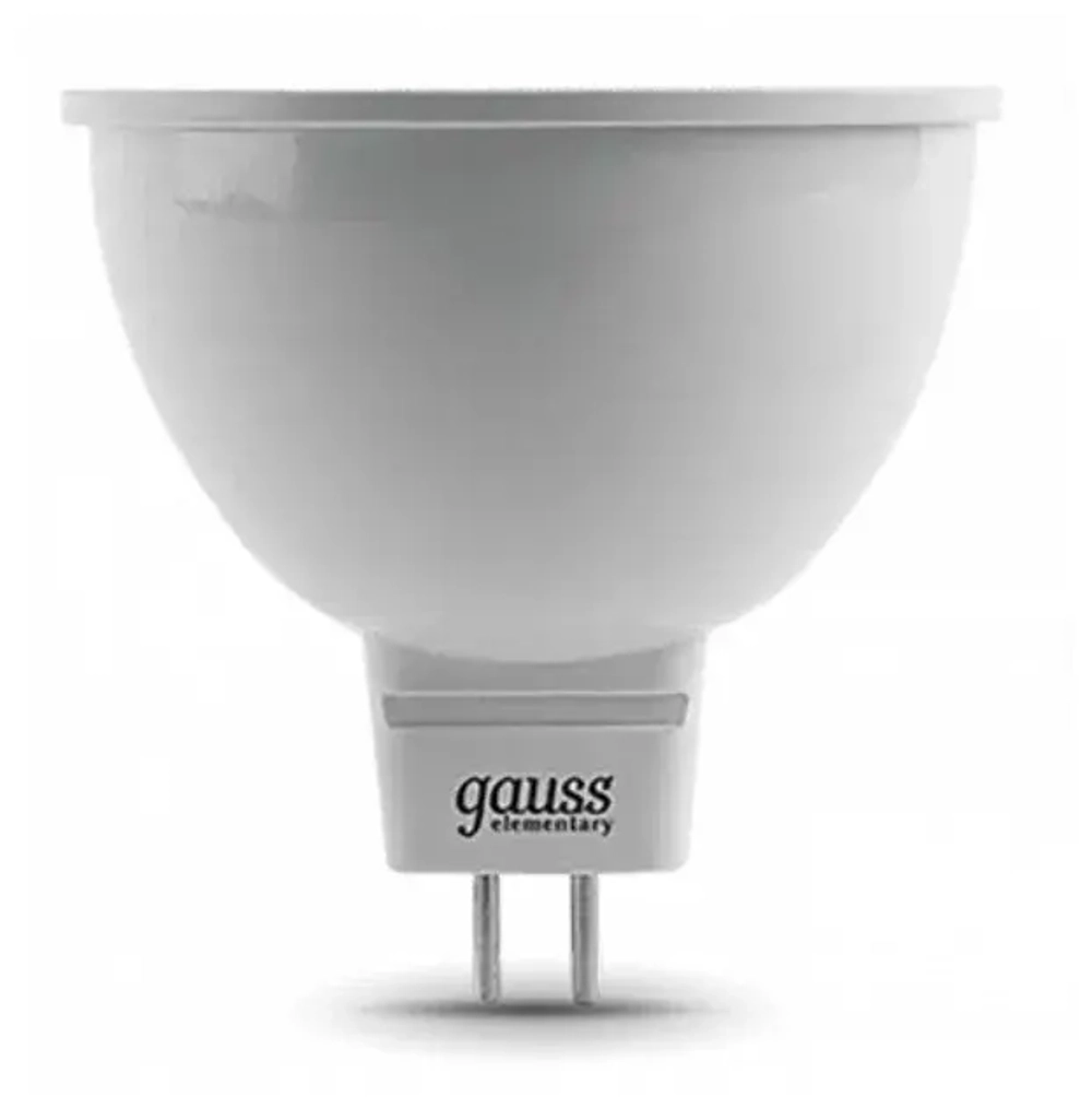 Лампа Gauss LED Elementary MR16 3.5W 300lm 4100K GU5,3 13524