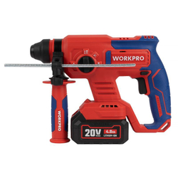 Перфоратор бесщеточный Workpro 20В 2х4 Ач