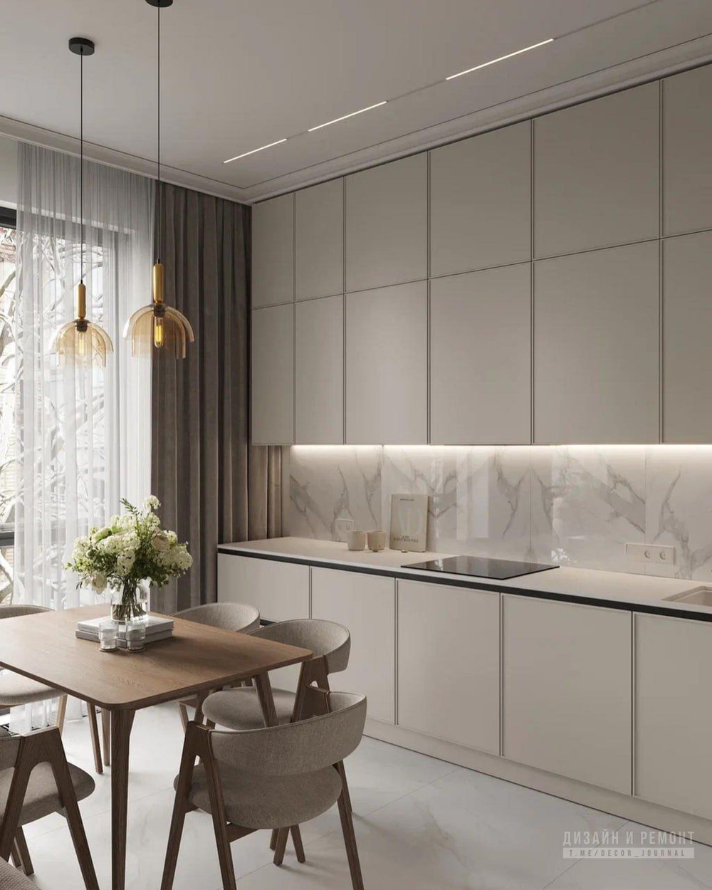 Примеры современных дизайнов кухни из интернета