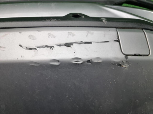 Юбка заднего бампера Geely Atlas 2 (2023-н.в.)