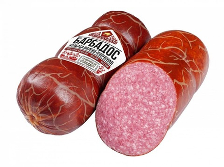 Сервелат "Барбадос" варено-копченый Белорусские рецепты