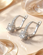 Ювелирные серьги из серебра 925 пробы