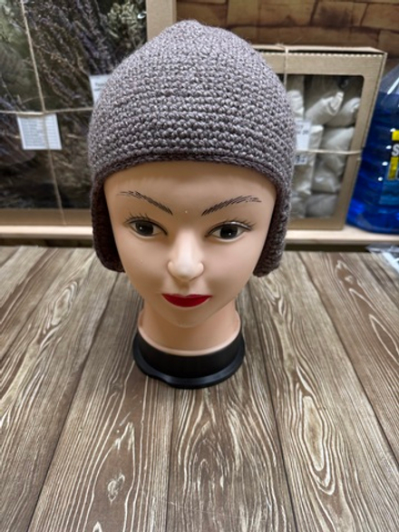 Шапка банная вязаная 100% хлопок